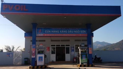 Gia Lai: Trạm sạc VinFast - Cửa hàng xăng dầu PVOIL Ngô Sơn, Gia Lai 